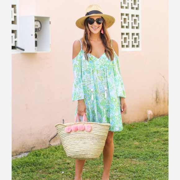Lilly Pulitzer Dresses & Skirts - Lilly Pulitzer Alanna Dress in Any Fin Possible beaded Tassles